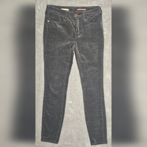 Pilcro by Anthropologie Pants High Rise Corduroy‎ Size 24 Black